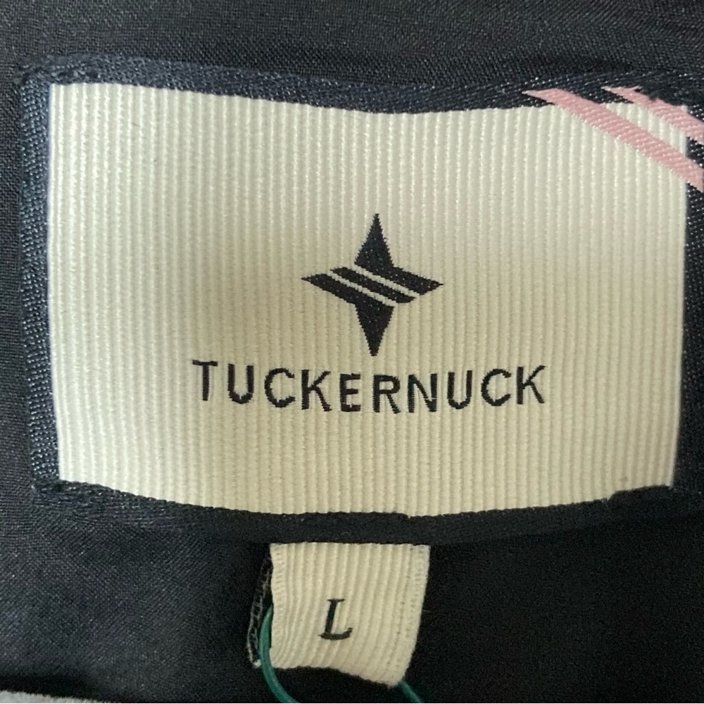NEW Tuckernuck Long Sleeve Flowy Blouse Women’s L Black/Gold Feminine Designer - Picture 7 of 12